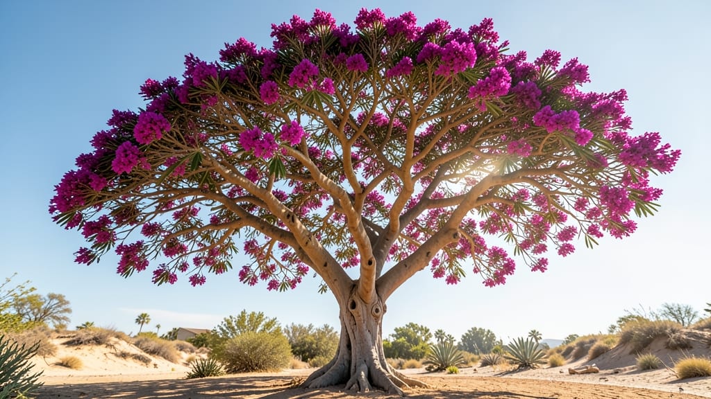 Erythrina Indica (Coral Tree) for Fast-Growing Purple Flowers