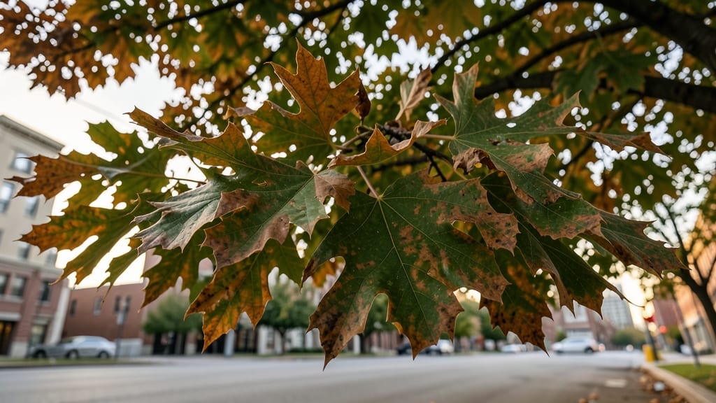 Bacterial Leaf Scorch on Sycamore