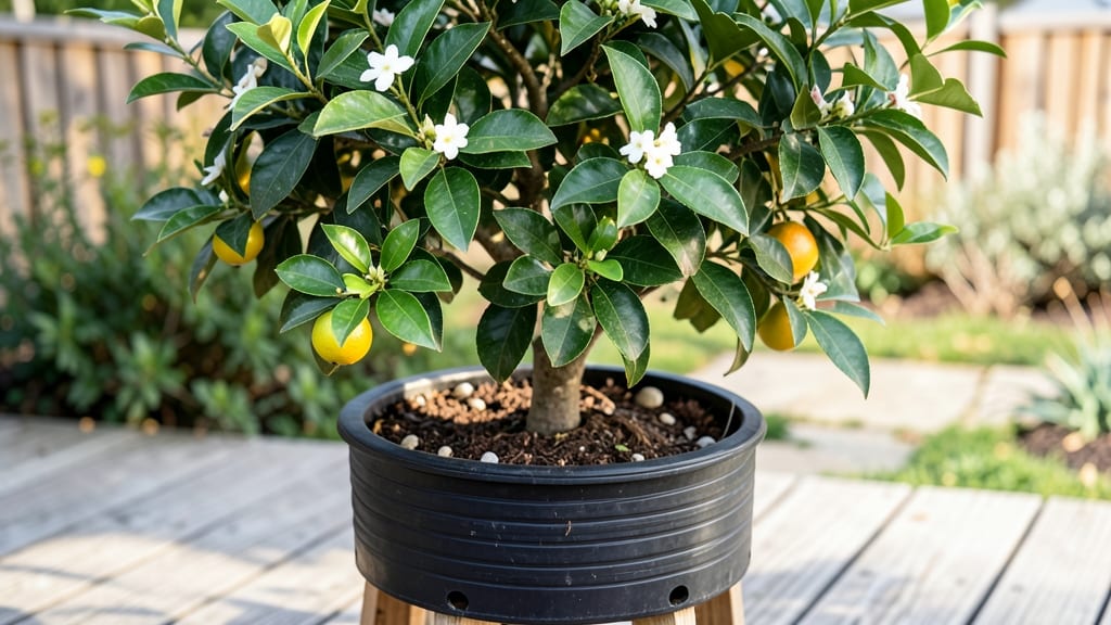 Orange Tree Tire Planters: Rustic Upcycling for Small-Space Citrus Gardens