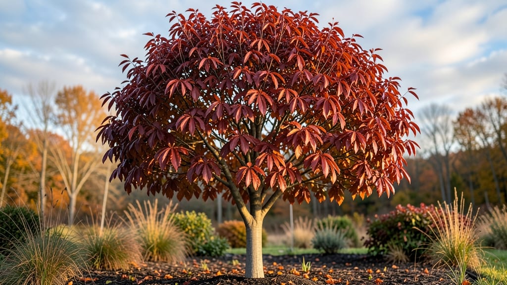 Rising Sun Redbud Tree Fall Color: When to Prune for Vibrant Purple Blooms Next Spring