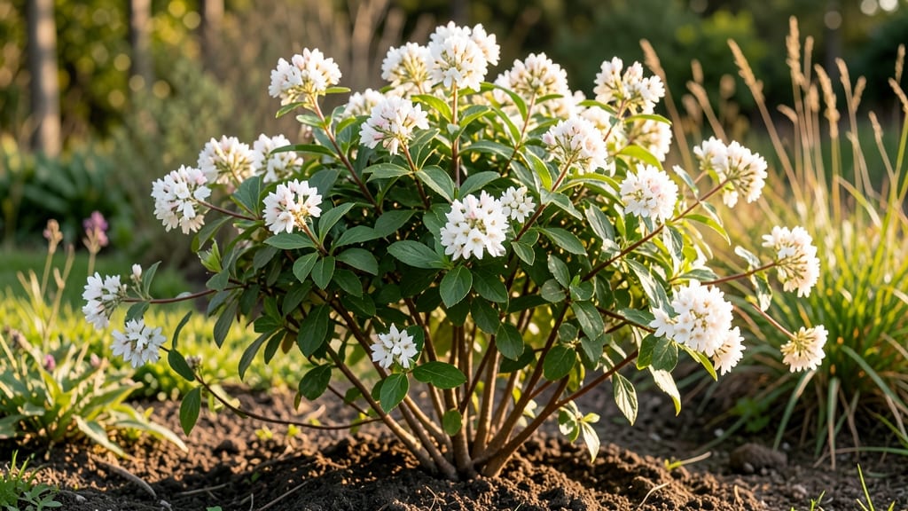 Tree Shrub With Small White Fragrant Flowers: Bridal Bouquet Beauty for Wedding Gardens