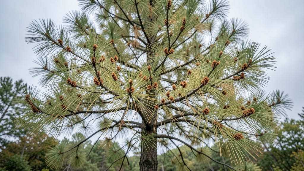 Rust Fungus on Pine Needles
