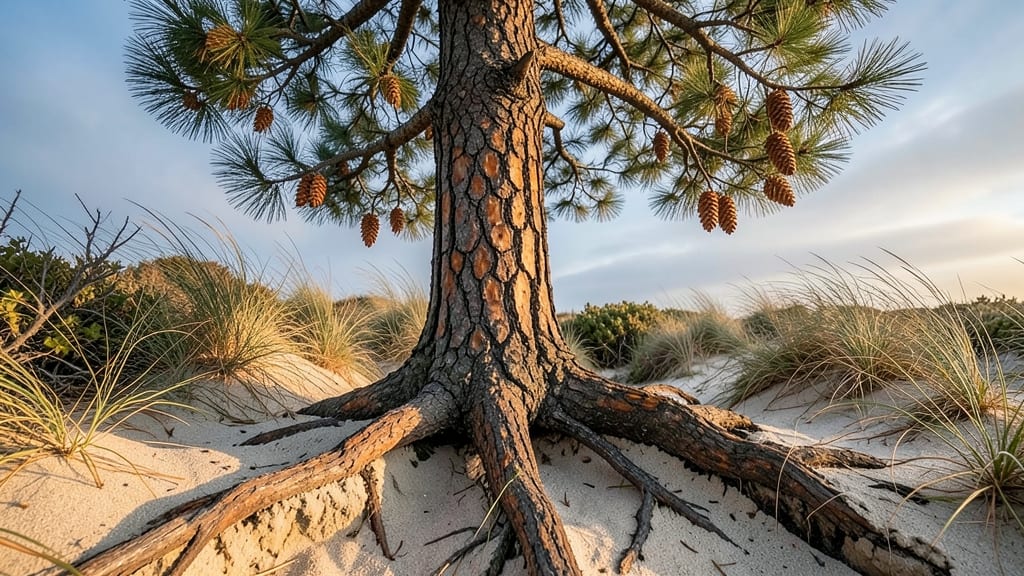 Pitch Pine Needles and Cones