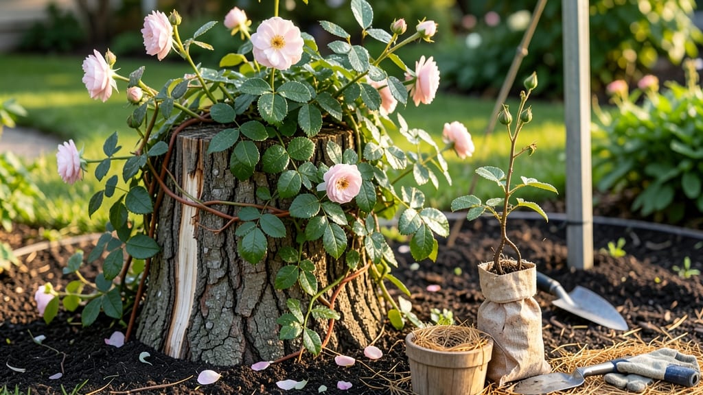 Plants to Cover Tree Stumps: Fast-Growing Groundcover That Outshines Stumps in 1 Year