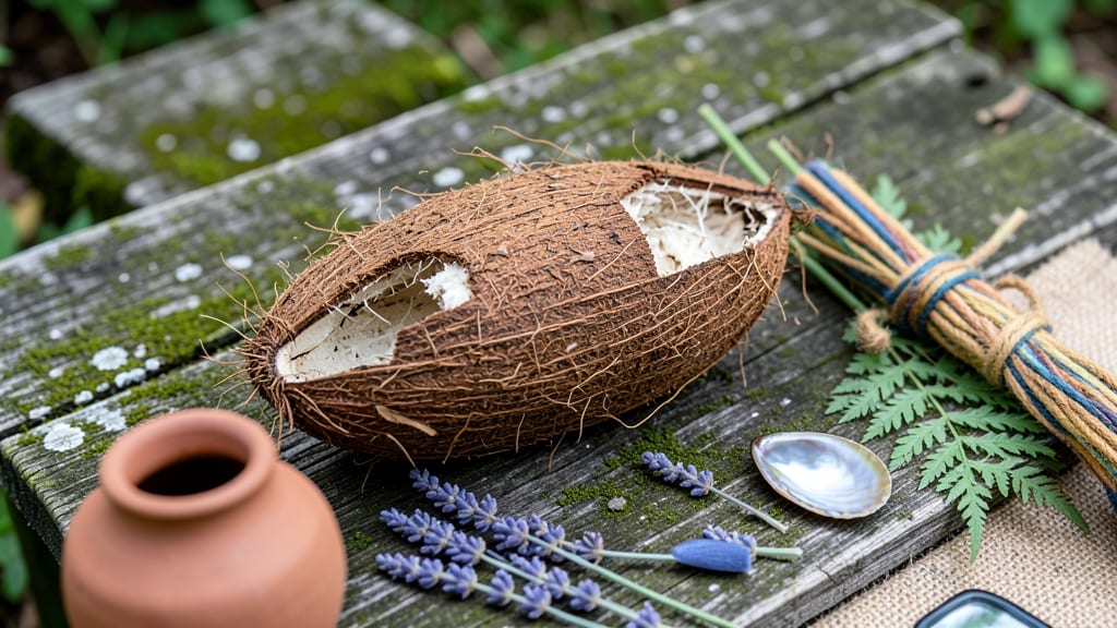 Palm Tree Seed Pod Art: Whimsical Garden Sculptures From Nature’s Canvas