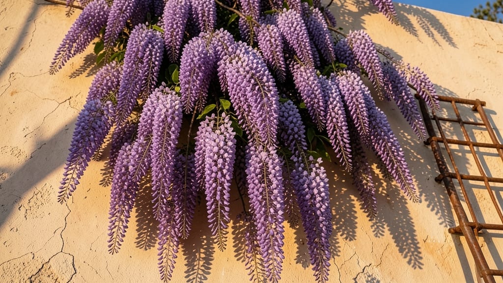 Wisteria (Wisteria Sinensis) for Climbing Purple Cascades