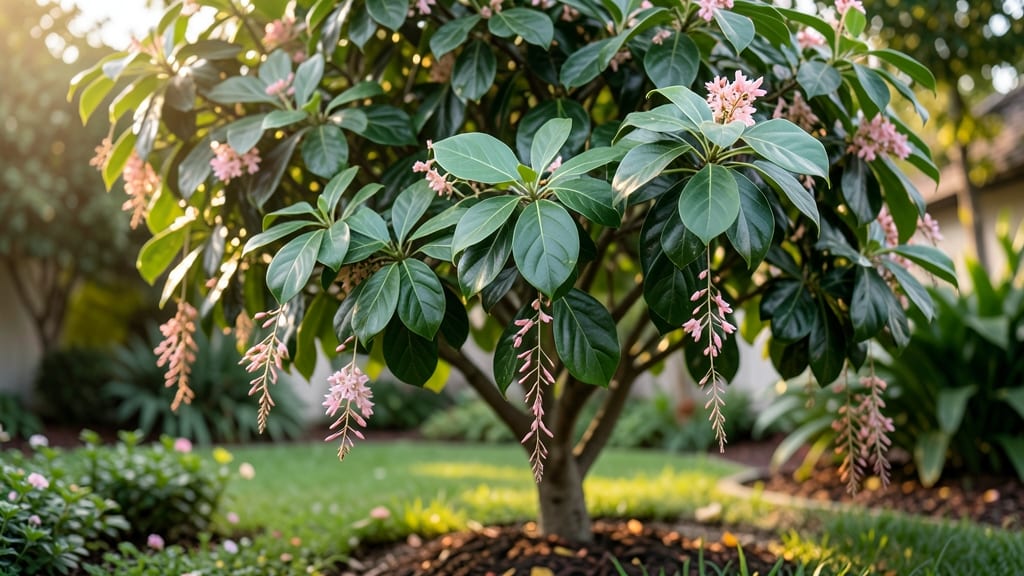 Heavenly Bamboo Pink Flowering Tree