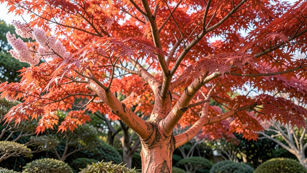 Japanese Maple with Coral Bark