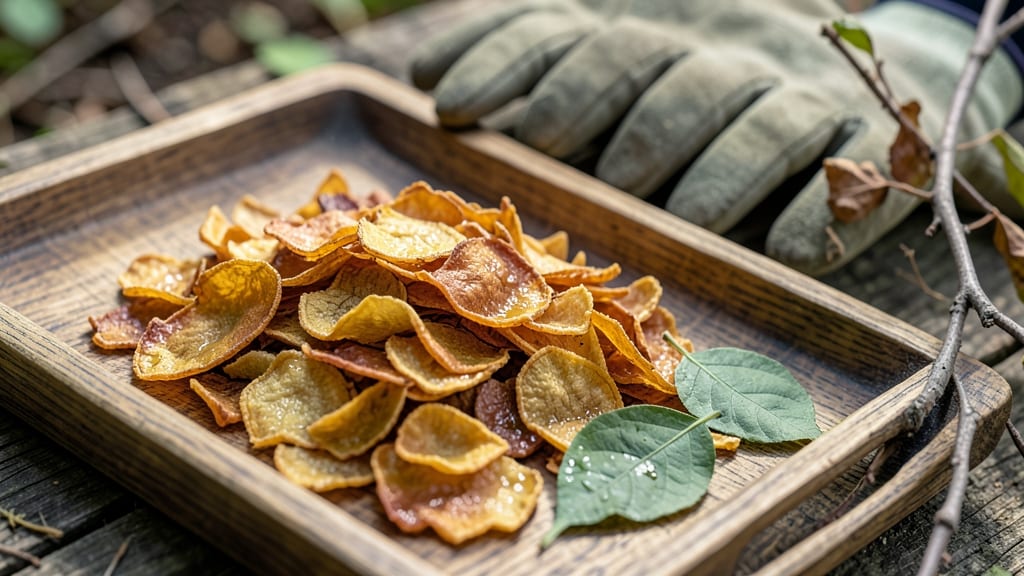 Sour Cherry Leaf Chips