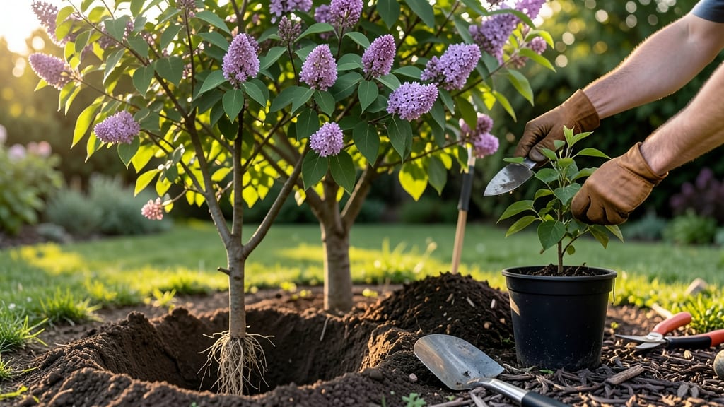Lilac Tree Replant: Stress-Free Root Revival for Year-Round Blooms