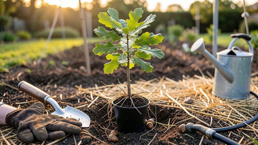 Oak Tree Starts: From Seed to Sapling in 6 Months