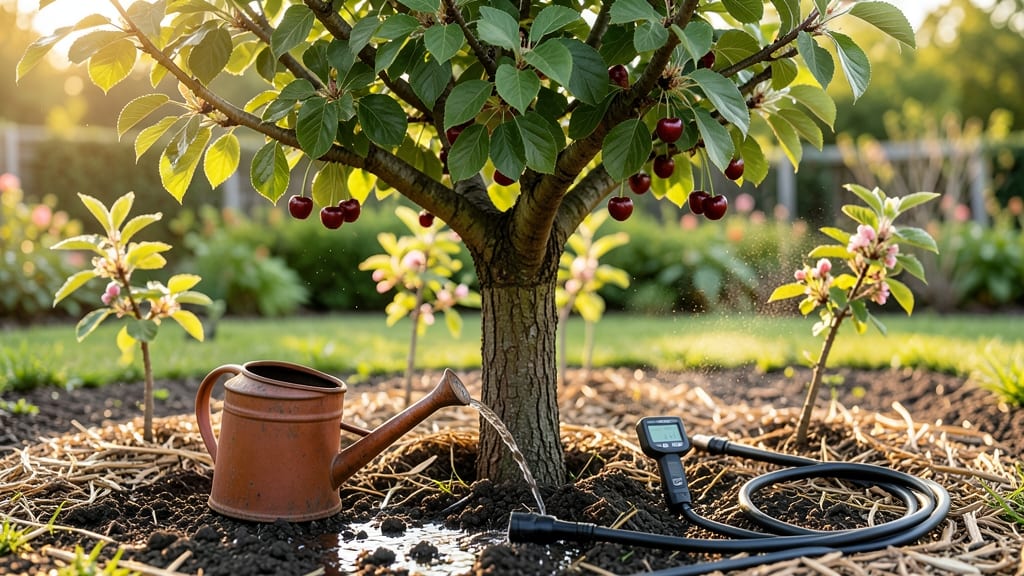 How Much Water Does a Cherry Tree Need: Seasonal Guide for Thriving Growth