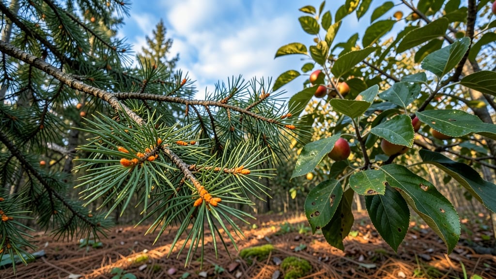 Cedar Apple Rust on Junipers