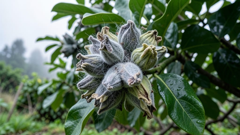 Botrytis Blight on Avocado Flowers