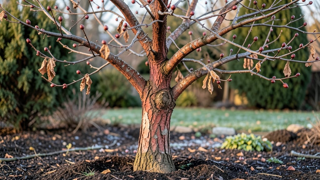Pomegranate Tree Care in Winter: Cold Protection Steps for Root and Branch Safety