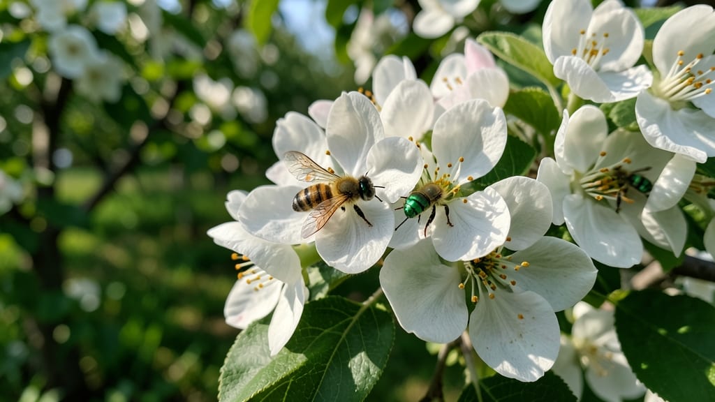Sweat Bees for Small Orchard Success
