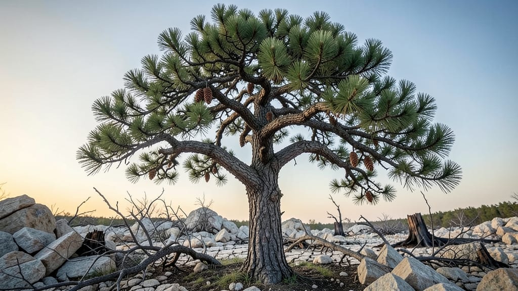 Jack Pine Needles and Cones