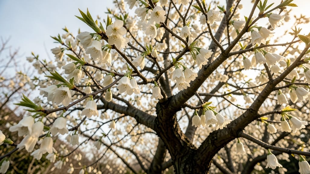 Japanese Snowbell Tree With Fragrant Flowers