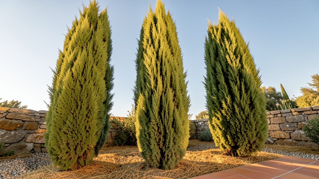 Italian Cypress Trees for Mediterranean Flair