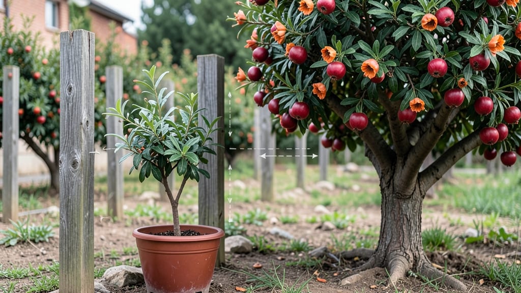 Pomegranate Tree Spacing: Proven Distances for Optimal Fruit Production