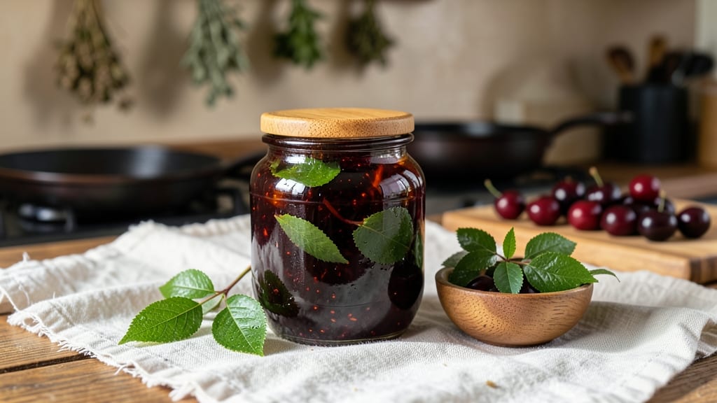 Wild Black Cherry Leaf Jam