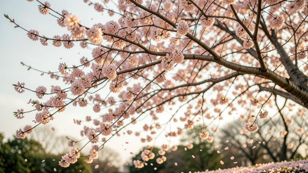 Cherry Blossom Tree for Fleeting Joy