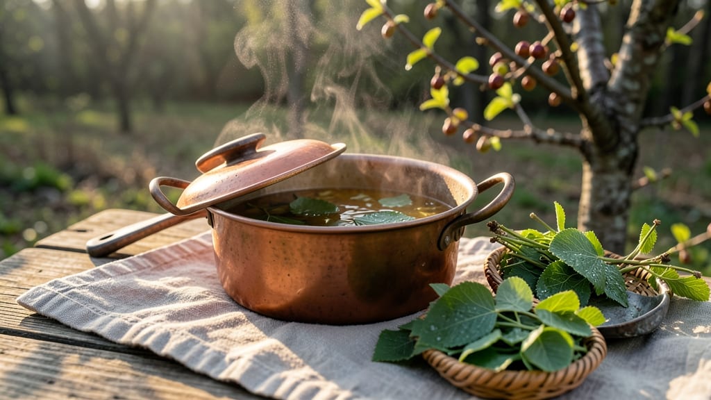 Pin Cherry Leaf Broth Base