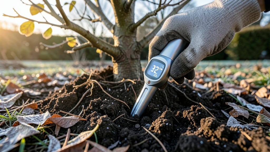 Monitoring Soil Temperature with Thermometers