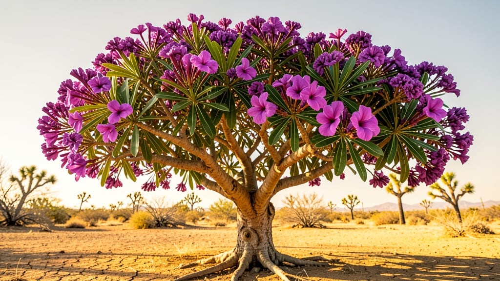 Plumeria Rubra (Fringe Tree) for Heat-Loving Purple Flowers
