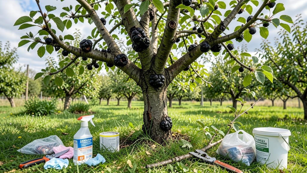 Plum Tree Black Knot Treatment: Organic Pruning and Spray Cure Guide