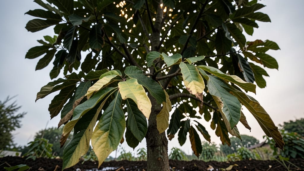 Fusarium Wilt Yellowing Leaves