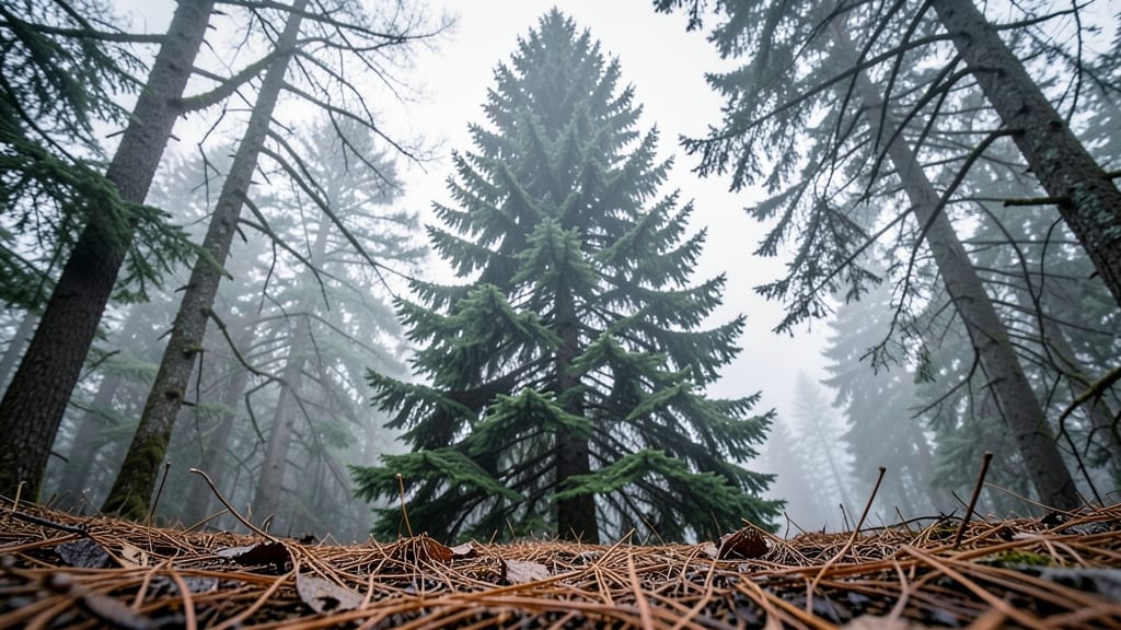 Needle Blight on Spruce Trees