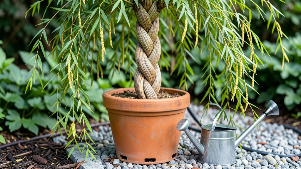 Braided Willow Tree Care In Pots: Thriving Twists in Compact Spaces