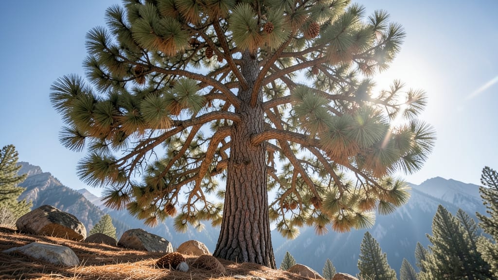 Ponderosa Pine Needles and Cones