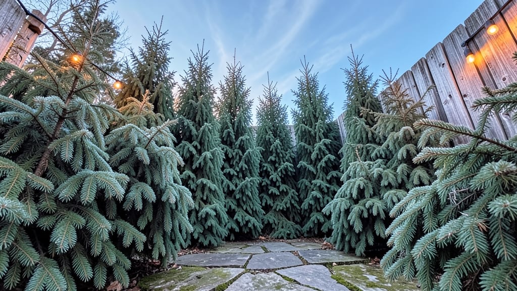 Balsam Fir Evergreen Borders