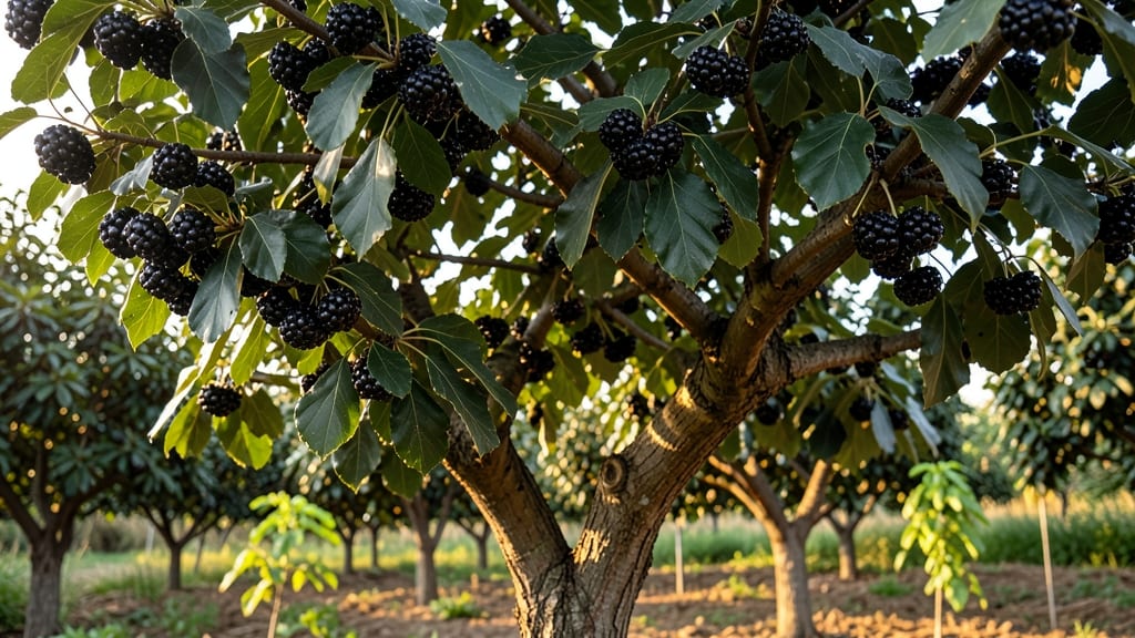 Black Beauty Mulberry Tree