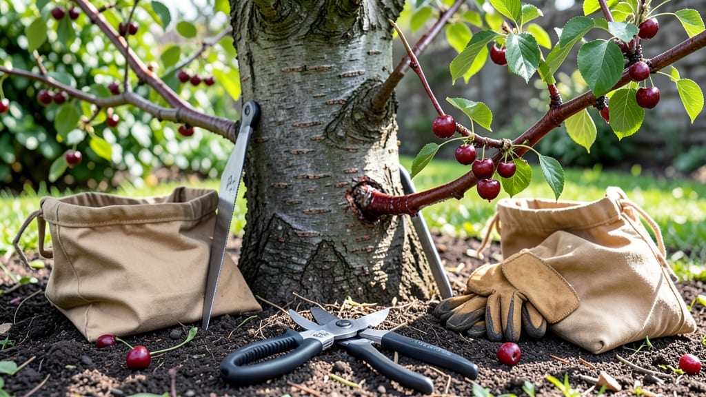 Cherry Tree Cutting: Precision Pruning for Healthier Growth and Shape