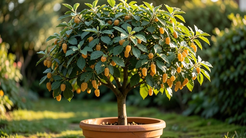 Golden Rainfall Mulberry Tree