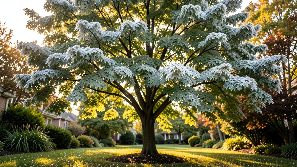 Powdery Mildew on Maple Trees